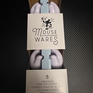 Disney Pastel Purple and Light Blue Corn Holders - Set of 8